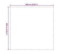 Clear Tarpaulin Heavy Duty Waterproof Cover Strong Tarp Ground Sheet Eyelets