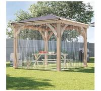 Clear Tarpaulin, Waterproof Clear Tarpaulin Clear Plastic Sheet Tarp Cover Soft Glass Transparent Tarpaulin Home Garden Outdoor Tarp to Cover The Sun and Rain (Size : 2x6.5m)