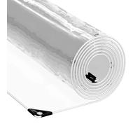 Clear Tarpaulin with Eyelets Clear Tarp Waterproof Tarpaulin Sheet PVC vidaXL