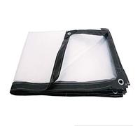 Clear Tarps Heavy Duty Waterproof 3x5m, Tarpaulin Cover, Tear Proof, Tear Proof, Tarps with Grommets, Multipurpose, for Garden Furniture Cars