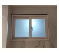 Clear Tempered Glass Replacement Window, Horizontal Sliding Shed Window for Basement, Bathroom, Kitchen, Garage, Extra Wide, Secure Lock, Multiple