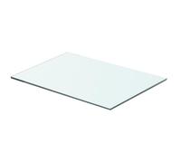 Clear Tempered Glass Shelf Panel Storage Sheet Shelving Display Bathroom Shelves