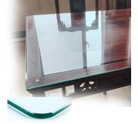 Clear Tempered Glass Table Top - Rectangle Coffee Table Surface with Polished Edges, 15x20in & 36x36in Sizes, Perfect for Dining & Patio (50x50cm / 19.7x19.7in)