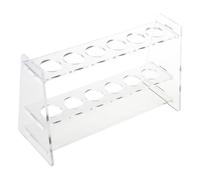 Clear Test Tube Display Stand Test Tube Stand Desktop Rack Holder Lab Holder Bracket Acrylic Rack