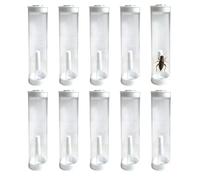 Clear Test Tubes | Clear Collection Jar | Gathering Tubes with Lids | for Biology Study Nature Exploration Science Project Camping Hiking Outdoor
