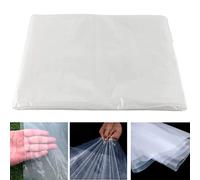 Clear Thick Plastic Polythene Roofing Sheet Garden Greenhouse Protection Cover Polytunnel Dust Sheets for Decorating Painting Furniture Plant (4m x 6m,13.2ft x 19.8ft)