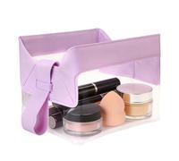 Clear Toiletry Bag Magnetic Closure | Travel Makeup Organizer Storage Bag - Cosmetic Organizer Pouch,for Home Vanity Business Trip Vacation Women Men Frequent Flyers