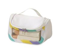 Clear Toiletry Bags, Waterproof Travel Cosmetic Bag, 8.66x5.51x6.3in Transparent Makeup Organizer Baggage, Plain Travel Pouch, TSA Approved Toiletry Luggage for Traveling