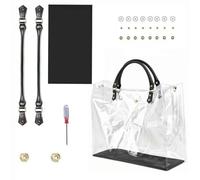 Clear TPU DIY Tote Bag Making Kit for Adults Beginners,Handmade Craft Accessories Tool Set Handmade Purse Making for Women Birthday Christmas Party Gift
