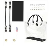 Clear TPU DIY Tote Bag Making Kit for Adults Beginners,Handmade Craft Accessories Tool Set Handmade Purse Making for Women Birthday Christmas Party Gift