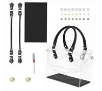 Clear TPU DIY Tote Bag Making Kit for Adults Beginners,Handmade Craft Accessories Tool Set Handmade Purse Making for Women Birthday Christmas Party Gift