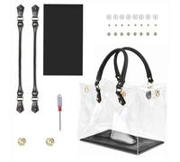 Clear TPU DIY Tote Bag Making Kit for Adults Beginners,Handmade Craft Accessories Tool Set Handmade Purse Making for Women Birthday Christmas Party Gift