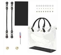 Clear TPU DIY Tote Bag Making Kit for Adults Beginners,Handmade Craft Accessories Tool Set Handmade Purse Making for Women Birthday Christmas Party Gift