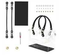 Clear TPU DIY Tote Bag Making Kit for Adults Beginners,Handmade Craft Accessories Tool Set Handmade Purse Making for Women Birthday Christmas Party Gift