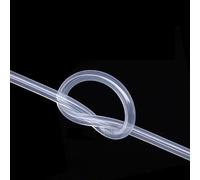 Clear Transparent Food Safe Silicone Tubing Hose Pipe Aquarium Pump Soft Tube Flexible for Beer/Drink/Milk/Water 0.5mm~25mm ID 1pc(ID 8mm x OD 12mm)
