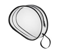 Clear Travel Bag, Travel Clear Toiletry Bag | Transparent Storage Bag S-PVC Portable Clear Makeup Ba Invisible Bra Storage Pouch for Waterproof Accessories