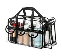 Clear Travel Bags for Toiletries Large Transparent Tote