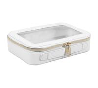 Clear Travel Makeup Bag - Portable Waterproof Cosmetic Organizer, Transparent Makeup Case Zipper | Lightweight Multifunctional Toiletry Bag For Women, Durable See-Through Pouch For Cosmetics Toiletrie