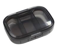 Clear Travel Pill Box- 7x5x2.6cm Portable Daily Pill Organizer | Travel Medicine Case Container | Weekly Medicine Organizer 3 Times A Day | Medicines Dispenser Box for Compartments Supplements