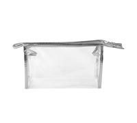Clear Travel Pouch, Makeup Storage Organizer, Transparent Cosmetic Case, Waterproof Toiletry Bag, Portable Makeup Holder, Zippered Beauty Bag, Clear Vanity Pouch, See Through Toiletry Bag