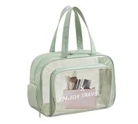 Clear Travel Toiletry Bags, Clear Travel Toiletry Bags - Large Waterproof Zipper Pouch for Beach Pool - Fitness Sports Bag with, Green with Shoe Compartment, riferimento alla descrizione, Please