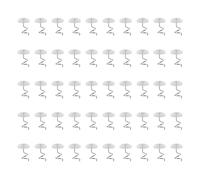 Clear Twist Pins for Upholstery, 50 Pieces, Slipcovers, Bedskirts, Headliner Repair, Drapery Craft