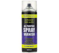 Clear Varnish Spray Paint Matt All Purpose 400ml