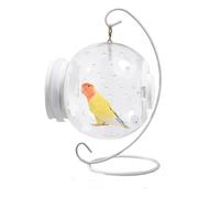 Clear View Bird Cage - Acrylic Bird Feeder Birdcage | Classic Bird Carrier Clear View Bird Cage Crystal Palace Acrylic Bird Feeder for Parakeet Budgie Cockatiel