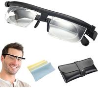 Clear View Pro Adjustable Reading Glasses,Adjustable Glasses Dial Vision,Variable Focus Distance Vision Reading Eyeglasses,Adjustable Focus Glasses Near And Far Sight for Men and Women (1 Pcs)