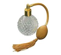 (Clear) Vintage Perfume Bottle Long Spray Tassels Parfume Atomizer Refillable