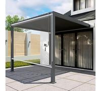 Clear Vinyl Outdoor Roller Blinds Waterproof PVC Shades Transparent Roll Up Window Coverings for Pergolas & Gardens (180x180cm) with Fittings Rainproof & Durable