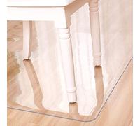 Clear Vinyl Runner Rugs - 1.5mm Waterproof PVC Floor Protector for Hallway & Kitchen Easy to Clean Transparent Mats Available in 70-120cm WidthsArea Rugs