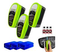 Clear Vision Car Glass Cleaner, Cars Window Oil Film Cleaner, Clearvision Automotive Oil Film Cleaning Brush, Crystal-Clear View in Any Weather (3)