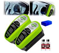 Clear Vision Car Glass Cleaner, Clearvision Car Windshield, 2025 New 150ml Window Oil Film Cleaner - Prevents Foggy Mirrors,Crystal-Clear View in Any Weather (2, Green)