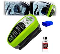 Clear Vision Car Glass Cleaner, Clearvision Car Windshield, 2025 New 150ml Window Oil Film Cleaner - Prevents Foggy Mirrors,Crystal-Clear View in Any Weather (1, Green)