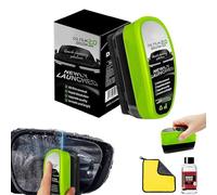 Clear Vision Car Glass Cleaner,Clearvision Glass Cleaner - Prevents Foggy Mirrors,150ml Automotive Oil Film Cleaning Brush,Removes Grime in Seconds,Clear Vision - Crystal-ClearView in Any Weather (1)