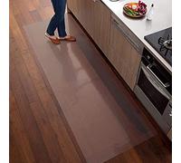 Clear Waterproof Chair Mat for Hardwood Floors 2mm Thick 170/180/200cm Wide Transparent Office Chair Mat for Carpet and Hallways Durable Vinyl Plastic Rug Runner Cut to Fit Protects Floors FANDIAO