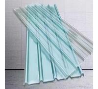 Clear Waterproof Roof Panels Sound-Dampening Fiberglass Sheets 1.5mm Heat-Insulating Daylighting Panels Easy-Cut for Greenhouse & Sunroom 0.9x1.2m Pack of 5