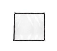 Clear Waterproof Tarps, Outdoor Transparent Tarpaulin, Plastic Rainproof Tarp Cover with Grommets for Garden Furniture Cars Opening Storage(1x1m)