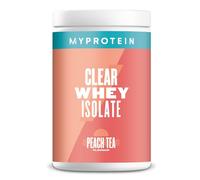 Myprotein Clear Whey Isolate Protein Powder | Peach Tea - 10 Servings | 20g Protein per Serving | Fruity Protein Juice Drink with Low Sugar | Refreshing Low-Calorie Protein Water Alternative