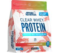 Applied Nutrition Clear Whey Isolate - Whey Protein Isolate, Refreshing High Protein Powder, Fruit Juice Style Flavours (Strawberry & Lime) (875g - 35 Servings)