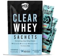Clear Whey Protein Sachets - 16 Sachets | Clear Whey Protein Isolate Powder | Refreshing Shake Alternative for Gym, Fitness & Hyrox | Made in The UK - Backed by Athletes (Assorted Flavours)
