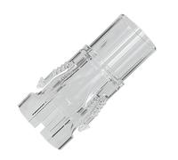 Clear White PVC Breathing Machine Adapter for Ventilator Machines with Wide Compatibility and Quick Connecting Design Breathing Machine Tube Connector