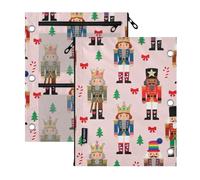 Clear Window 3 Ringing binder Childish Cartoon Nutcracker Soldiers Pink