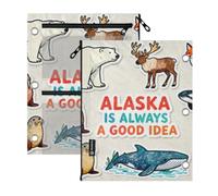 Clear Window 3 Ringing Binder folders Alaska is Always A Good Idea