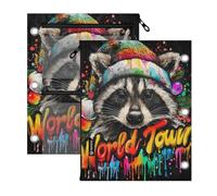 Clear Window 3 Ringing Binder Pocket Merry Christmas World Tour