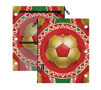 Clear Window Binder pouching 3 Ringing Juneteenth 2026 World Cup Soccer Ball