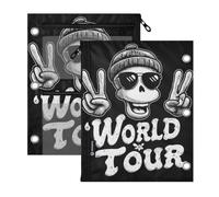Clear Window Binder pouching 3 Ringing World Tour Cartoonish Man