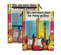 Clear Window pencil case 3 Ringing Never Have Too Many Tuitars Colorful