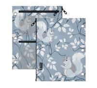 Clear Window pencil case binder pouching 3 Ringing William Morris Style